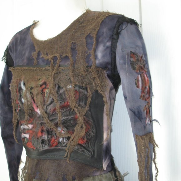 SPOOKY HALLOWEEN ZOMBIE COSTUME - Picture 4 of 16